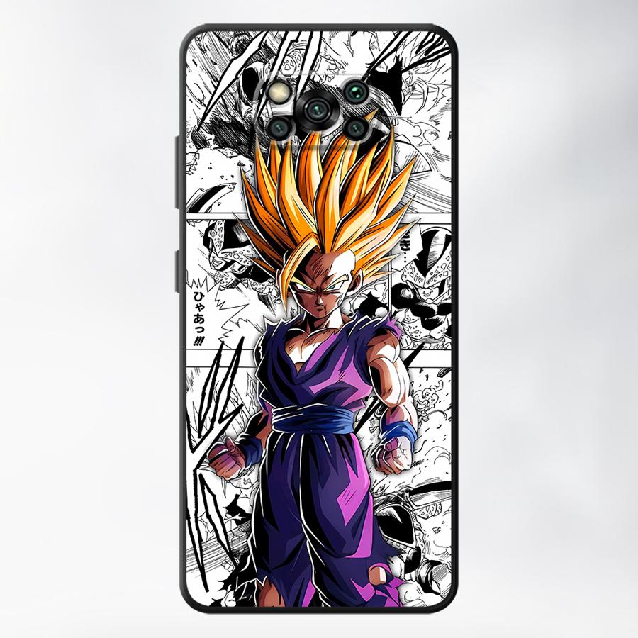 

D-ragonS B-allS Anime Case for Xiaomi Poco C50 M3 M4 Pro C51 F3 F4 F5 X3 X4 X5 C65 M5 Funda Phone Cover Poco F3
