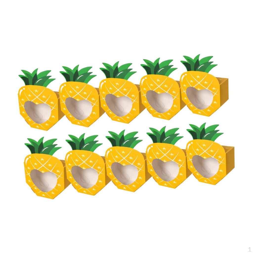 10 Pack Foldable Candy Boxes for DIY Projects, Cardboard Gift Packaging Events