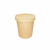 Disposable Kraft Paper Food Buckets with Lids