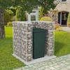 Gabion Frame - vidaXL - 110 X 100 X 120 Cm - Galvanized Steel - Rectangular - Durable