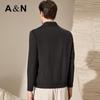 Antonio Men's Cashmere Blend Baseball Collar Jacket