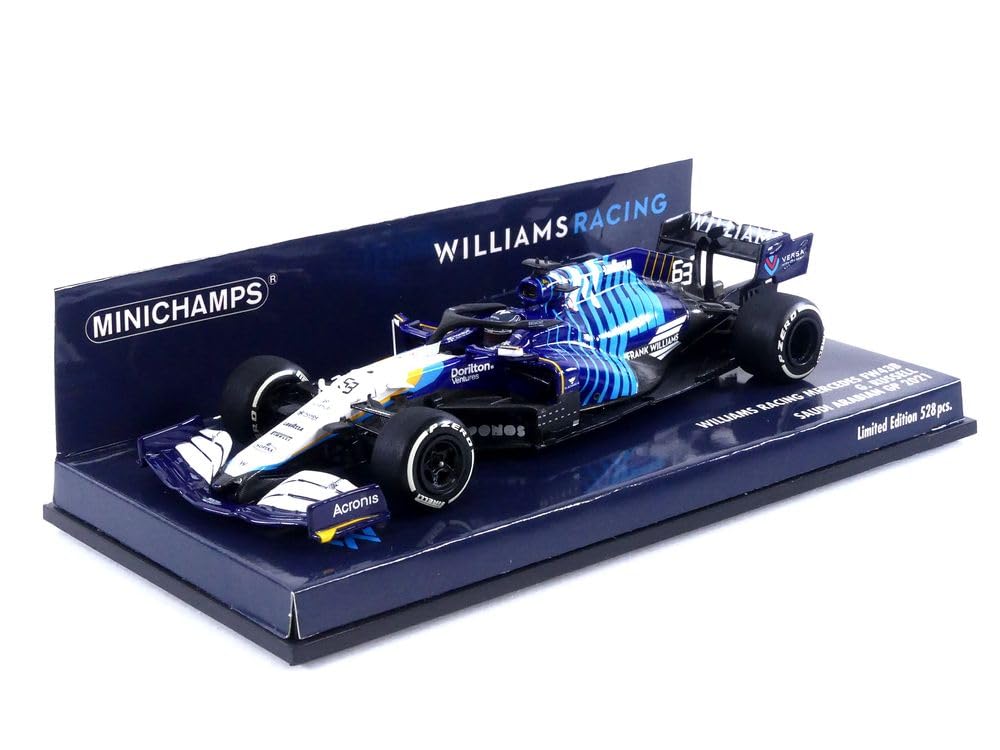 Minichamps Williams M FW43B Russell SAU GP2021 Completed Product 1/43