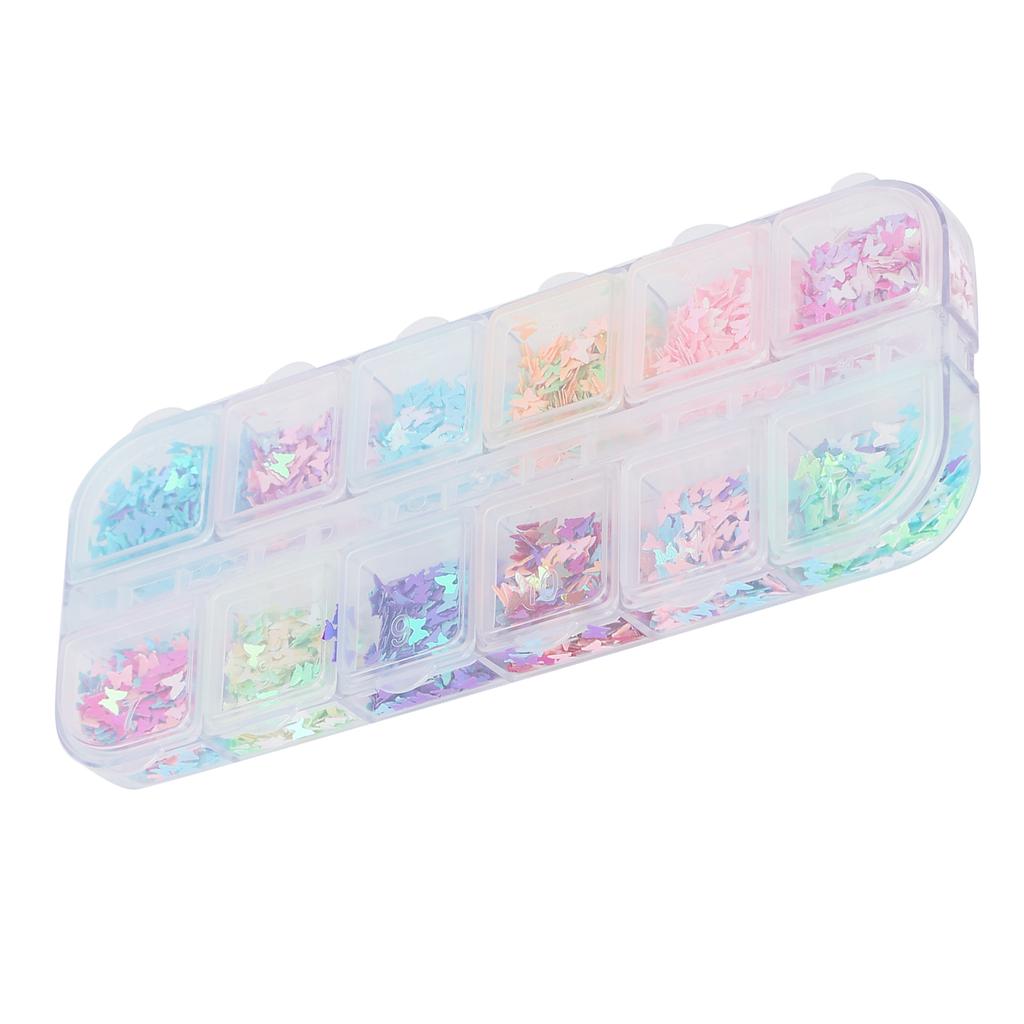 Butterfly Sequins Colorful Plastic Material DIY Decoration Crumbs Crafts Making Supplies