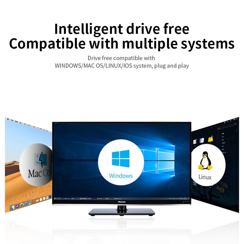 Aluminum Alloy 4 In 1 Type C USB Hub Adapter Usb 3.0*4 Port Usb Adapter