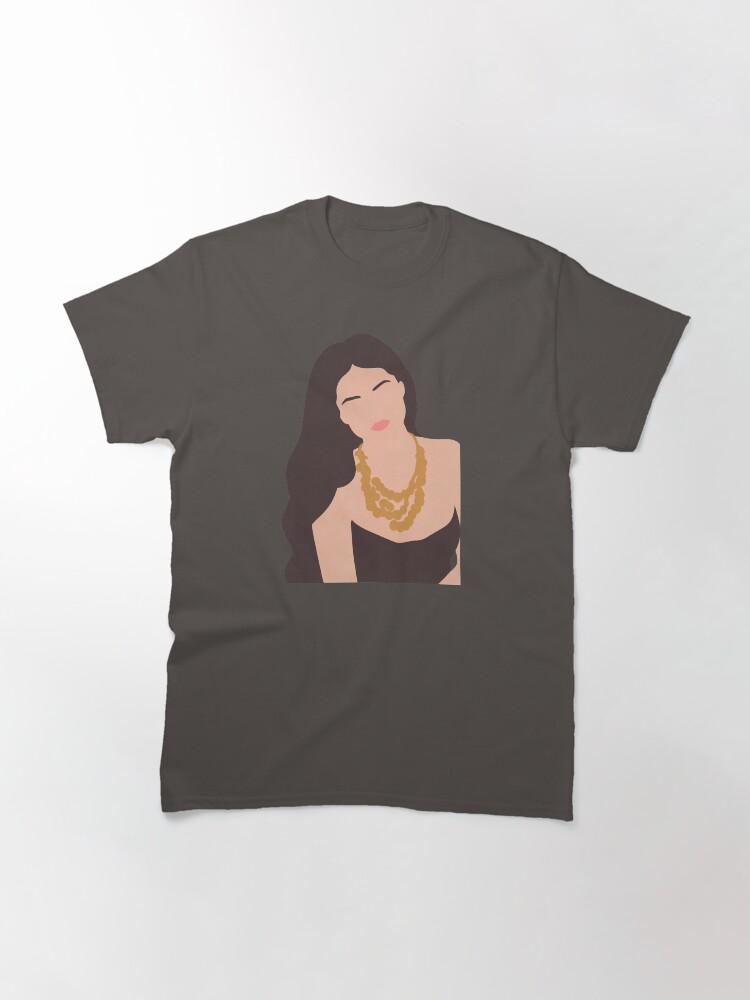 T-shirt Classica con Illustrazione Lineless di Selena Gomez