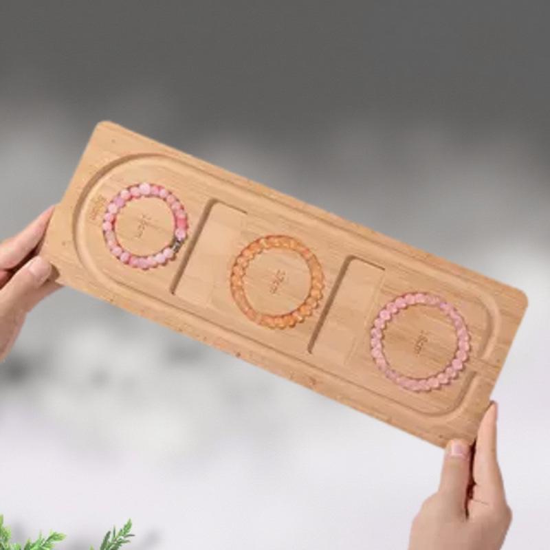 Solid Wood Creative Display Stand for Jewelry, Figurines, Snacks, and Succulents