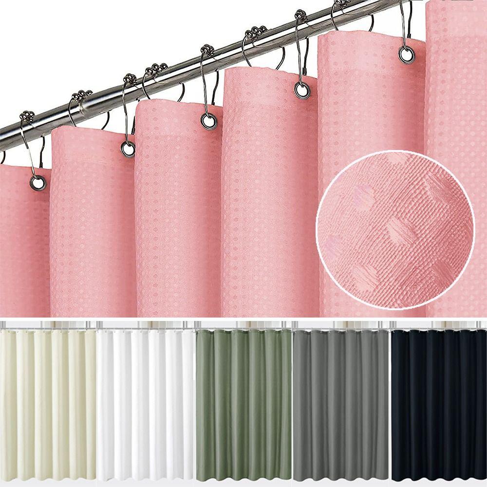 Mildew-Proof Shading Curtain Solid Color Partition Curtain New Shower Curtain Dormitory