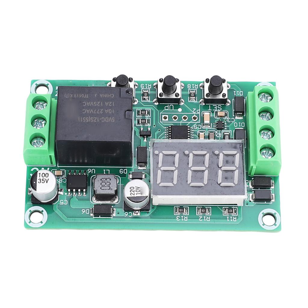 Stromsensor Modul Detektor 0 10A Echtzeit Digitalanzeige Genaues DC Stromerkennungsmodul Relais