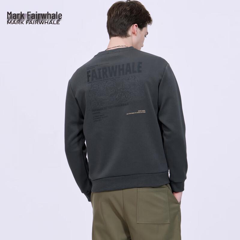 Mark Fairwhale Men's 10A Antibacterial Embroidered Crewneck Sweatshirt