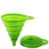 Collapsible Food-Grade Silicone Funnel for Liquids, Oil, Wine; Portable, Retractable, and Multi-Diameter; Weighs 11g-14g.