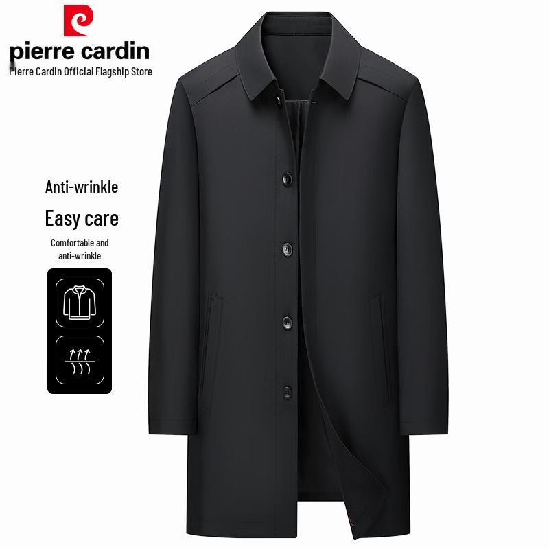 

Чоловічий тренч Pierre Cardin проти зморшок, для ділового повсякденного стилю 175