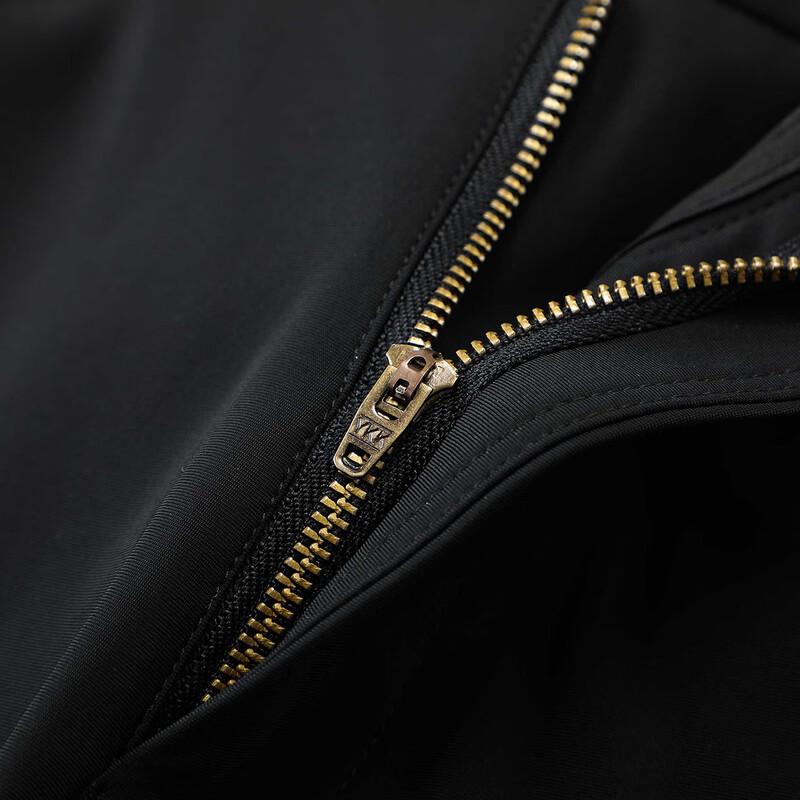 JOW Men's Fleece Lined Business Casual Straight-Leg Pants