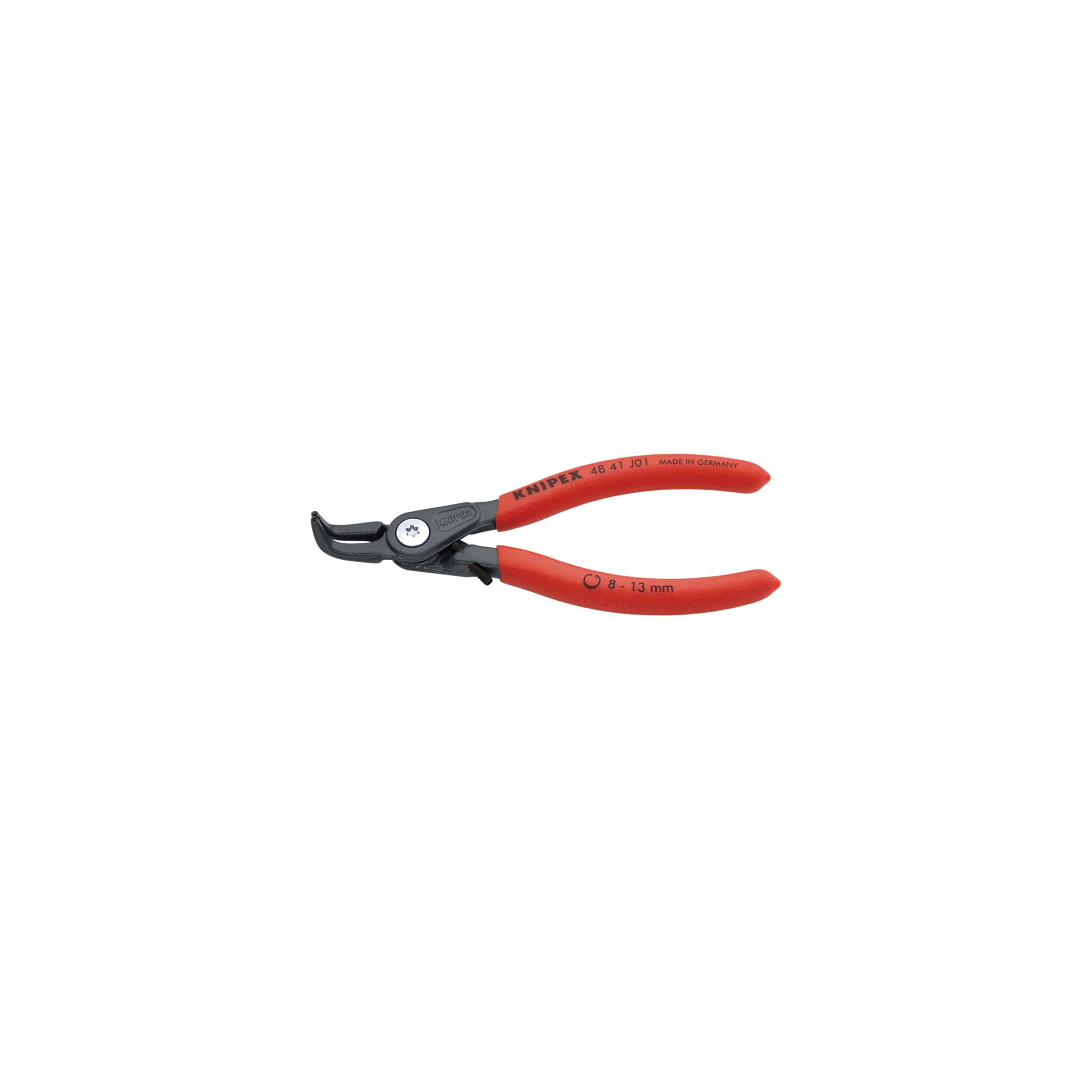 

KNIPEX Прецизионные клещи для стопорных колец для изогнутых отверстий 4841-J01, (стоха серый