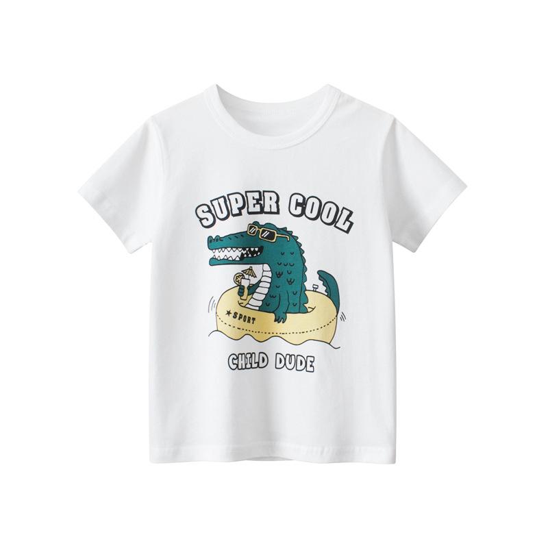 

Корейская детская летняя футболка с коротким рукавом для мальчиков 90cm