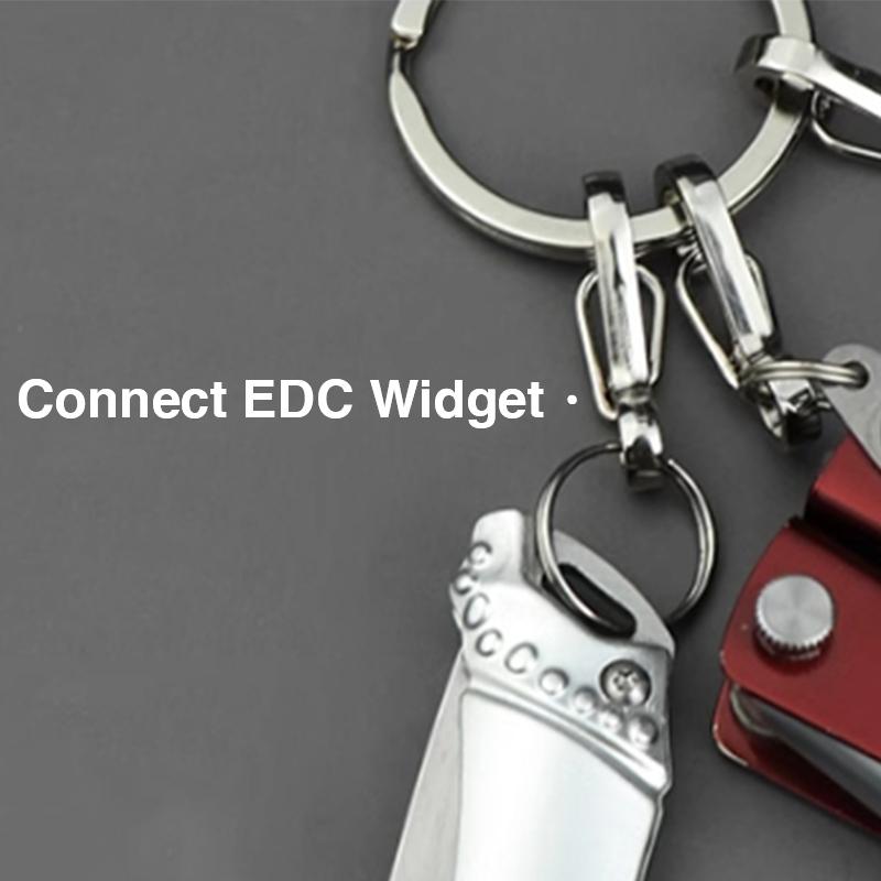 Mini Buckle Classic And Simple Mini Spring Buckle Quick Hanging Keychain Keyring Edc Equipment