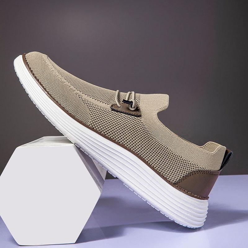Fashion Fujeak Classic Casual Men's Sneakers Slip-On Loafers for Men Fashion Business Moccasins Office Men Work Flats Trend Driving Shoe