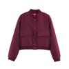 Dames Oversized Jas met Opstaande Kraag en Grote Zakken Lichtgewicht Casual Bovenkleding Herfst 11 Kleuren