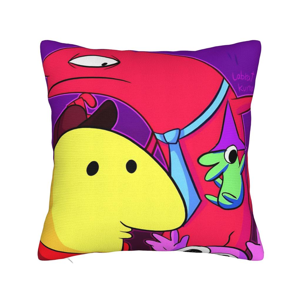 Smiling Friends Pim and Charlie Pillow Cover Printing Cushion Cover Decorative Throw Pillow Case Cover Home Multi-Size