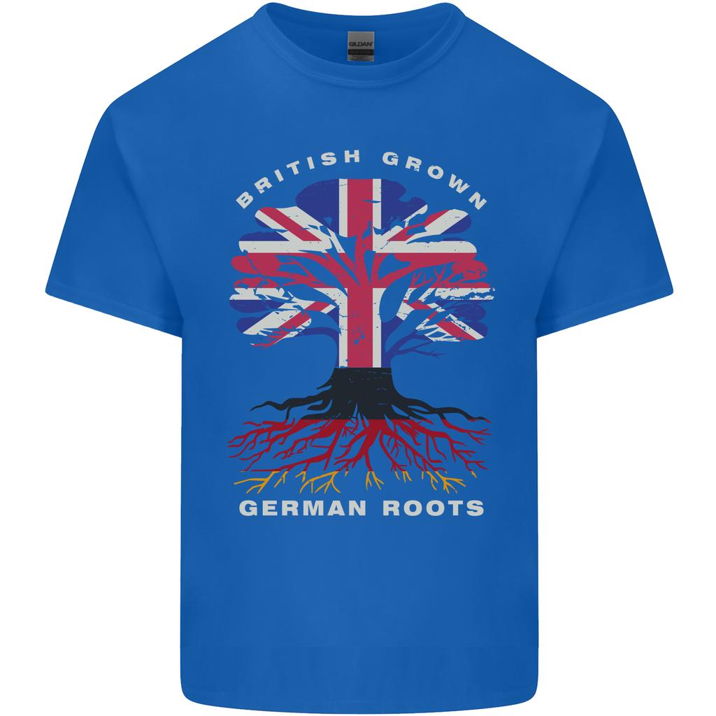 British Grown GerUnisex Roots GerUnisexy Flag Unisexs Light Cotton TShirt