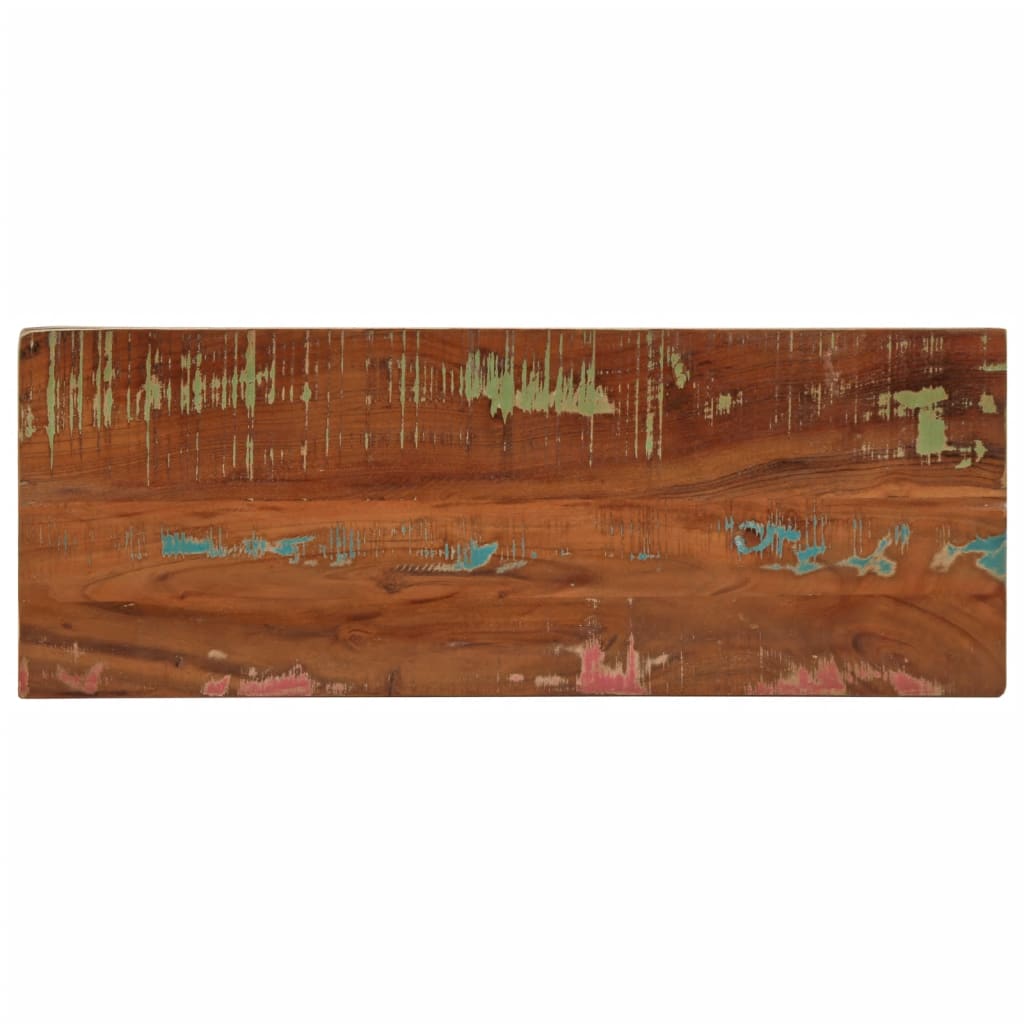 Tabletop 80x20x3.8 Cm Rectangular Solid Reclaimed Wood
