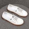 Fashion Genuine Leather Soft Sole Outdoor Summer Walking Vulcanized Shoes Women Jogging Sneakers Woman Flat Trainers Fitness Footwear