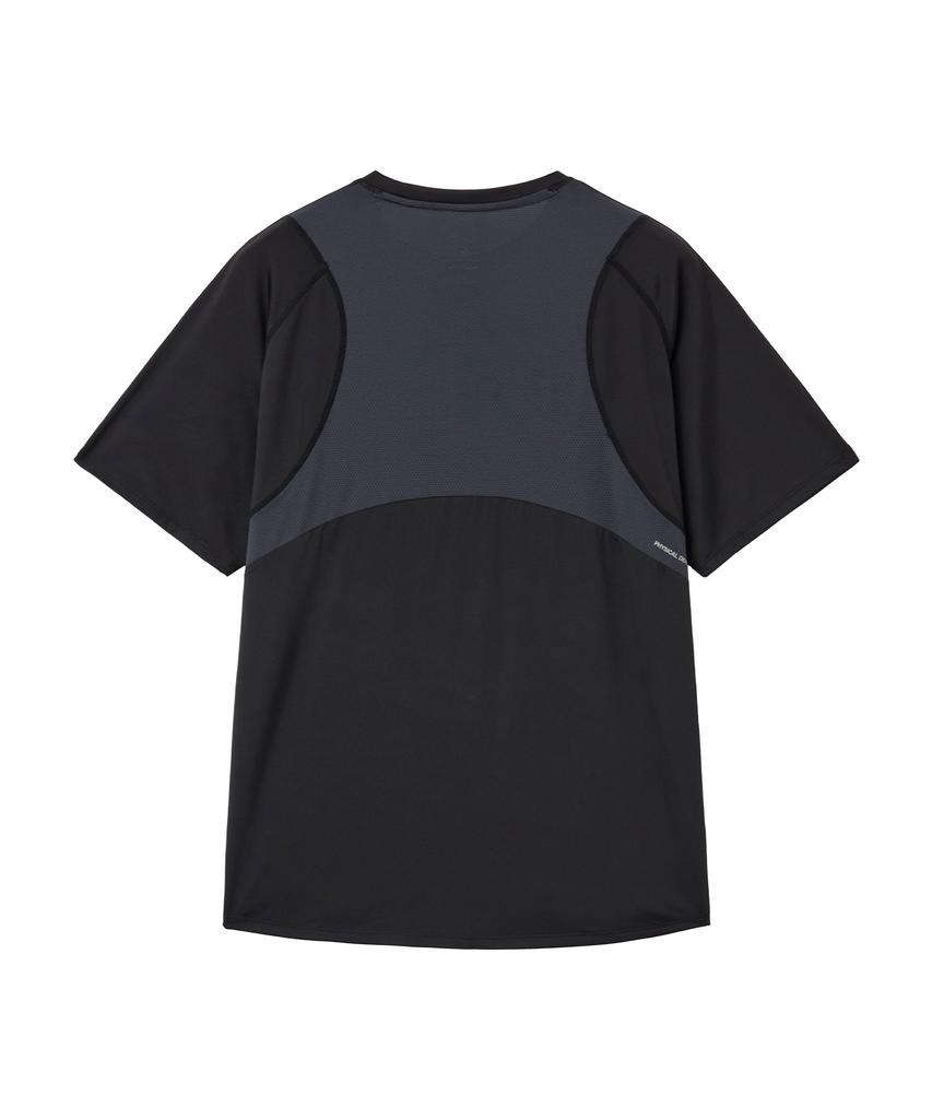 PHYPS MOTORCYCLE H-Tech Quick Dry Paneled Short Sleeve Black