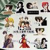 65/82/147PCS Gapanese Anime Bungo Stray Dogs Stickers Dazai Osamu Cartoon Sticker DIY Notebook Skateboard Phone Manga Decals