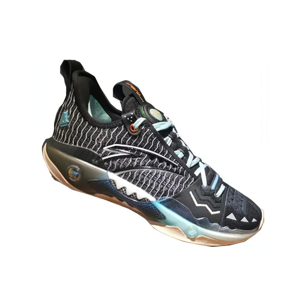 Anta Shock Wave 5 Pro Low top Basketball Shoes Men's Black 112341111-2