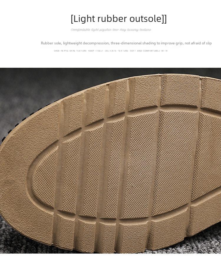 Botas de Trabajo Transpirables de Otoño para Hombre - Resistentes al Desgaste, Modernas, Zapatos de Tablero Casuales Negros para Combinar con Todo