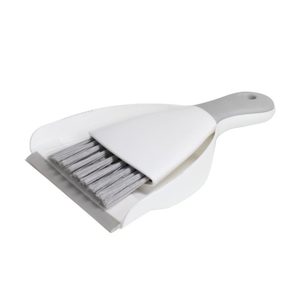 Portable Mini Dustpan and Brush Set Handheld Desktop Mini Broom Set  Household Supplies