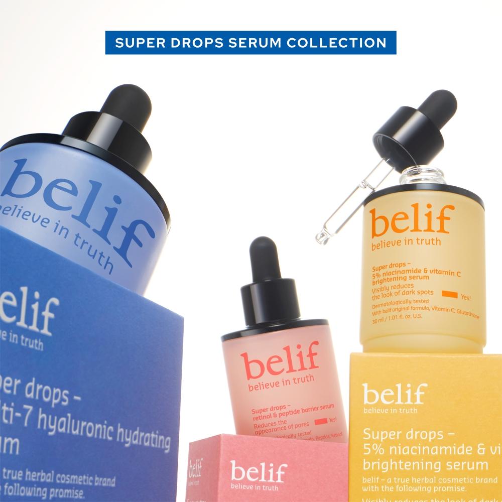 Belif Super Drops Multi 7 Hyaluronic Hydrating Serum 1.01 Oz