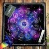 Tarot Card Tablecloth 12 Constellations Divinations Cards Table Cloth Tapestry