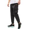 Anta Solid Color Multi-Pocket Loose Knit Sports Pants Men Bottoms Ink-Grey 152238516-2