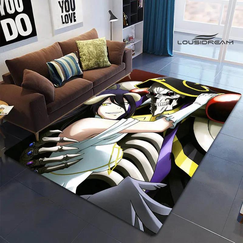 The Latest Anime Overlord Printed Carpet Picnic Carpet Fashion Home Decoration Beautiful Anti -slip Area Rug Birthday Gift