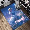 Personalized Name Forest Friends Living Room Non-Slip Area Rug Soft Carpet for Bedroom Kids Playroom Sofa Office Home Decor Doormat