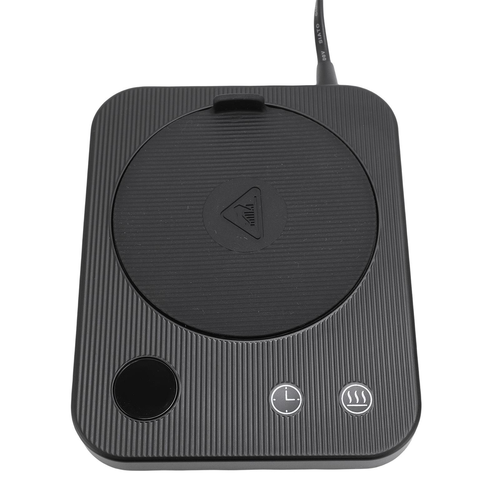 

Electric Cup Warmer 55 70 80 celsius Auto Shutoff Large Heating Panel Coffee Mug Warmer for Home Office Dorm чорний