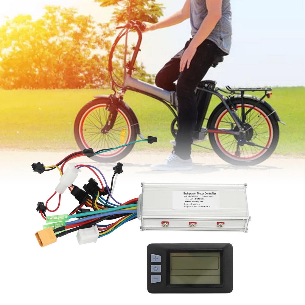 Controller 48V 60V 500W Impermeabil Controller Scuter Electric cu Afișaj pentru Set Conversie Bicicletă Electrică DIY