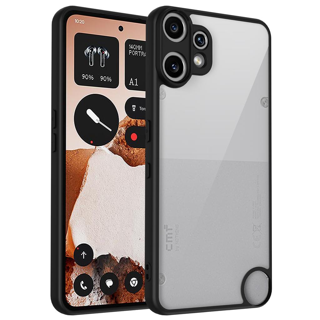 For Nothing CMF Phone 2 Pro Case Matte Skin Touch Clear PC+TPU Shockproof Phone Back Cover