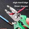 New With Lock Aluminum Alloy Pliers Mini Fishing Pliers Ring Opener Wire Cutter Fish Line Scissors Pliers