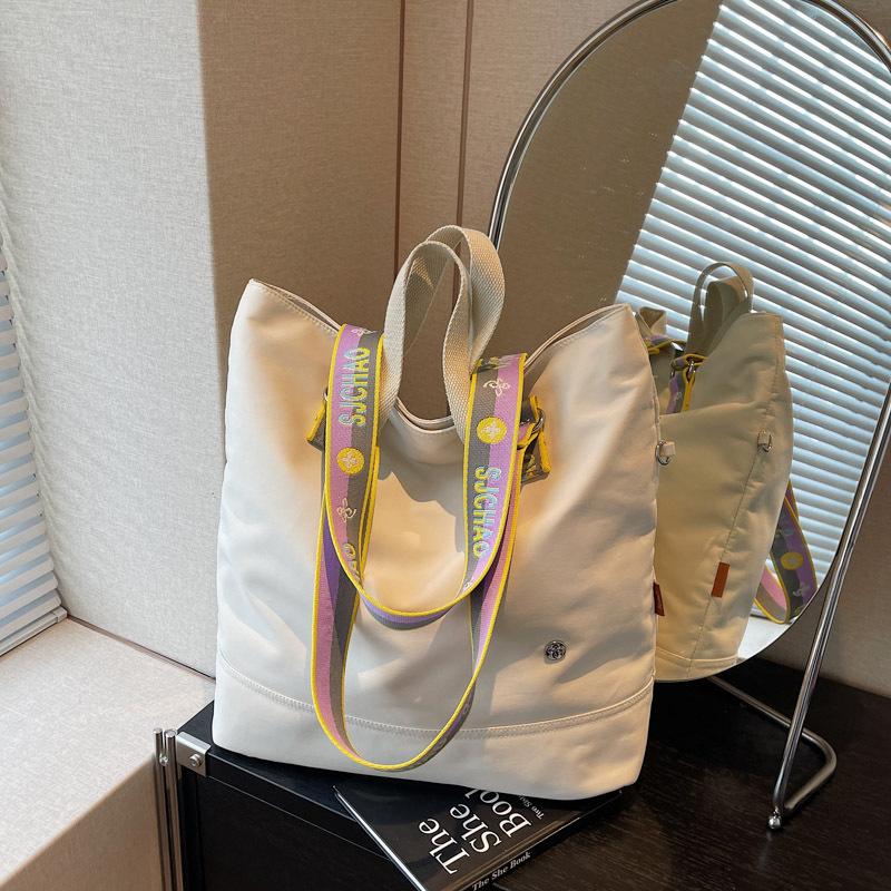 

Повседневная холщовая сумка большой вместимости женская летняя новая нишевая универсальная сумка через плечо сумка для учебы/работы