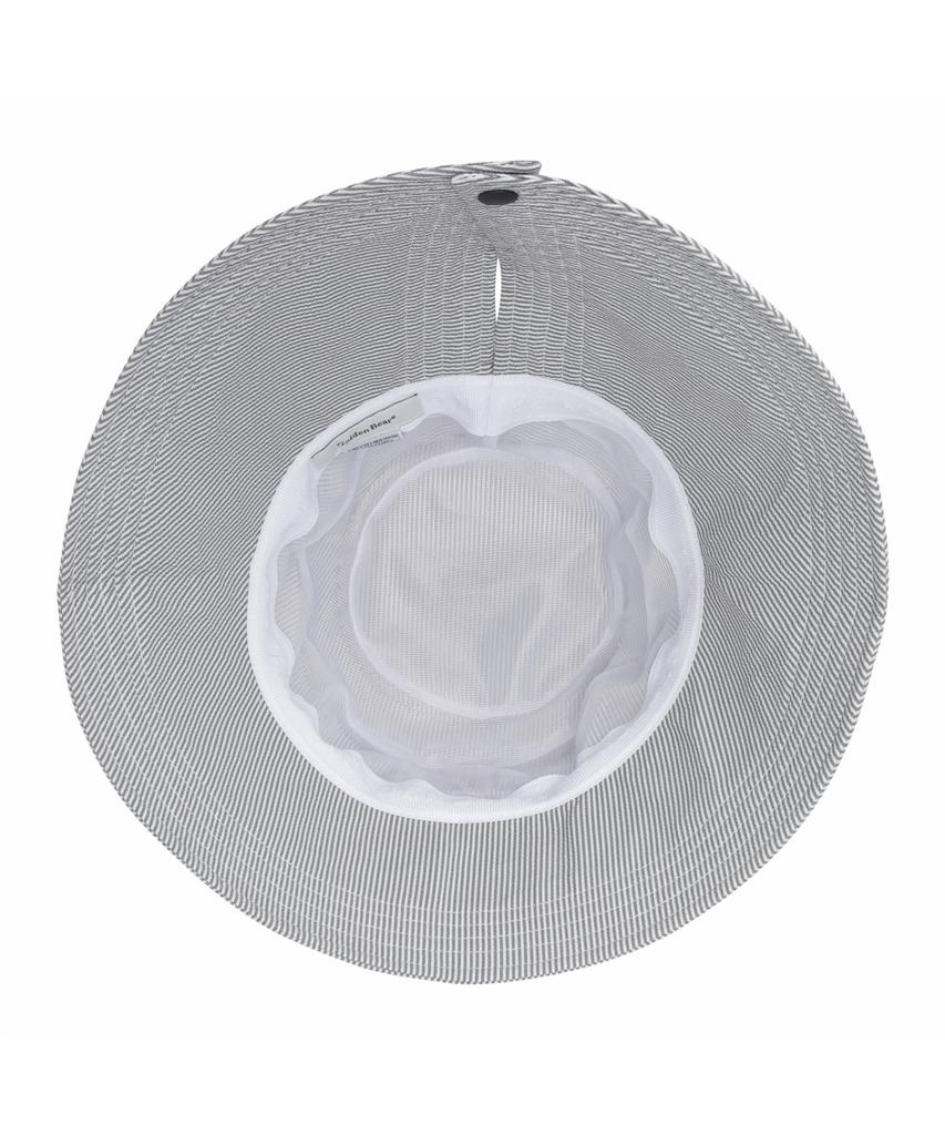 Goldeunbeeo (W) Seersucker Slit Bucket Hat G6Rax26231Bkx
