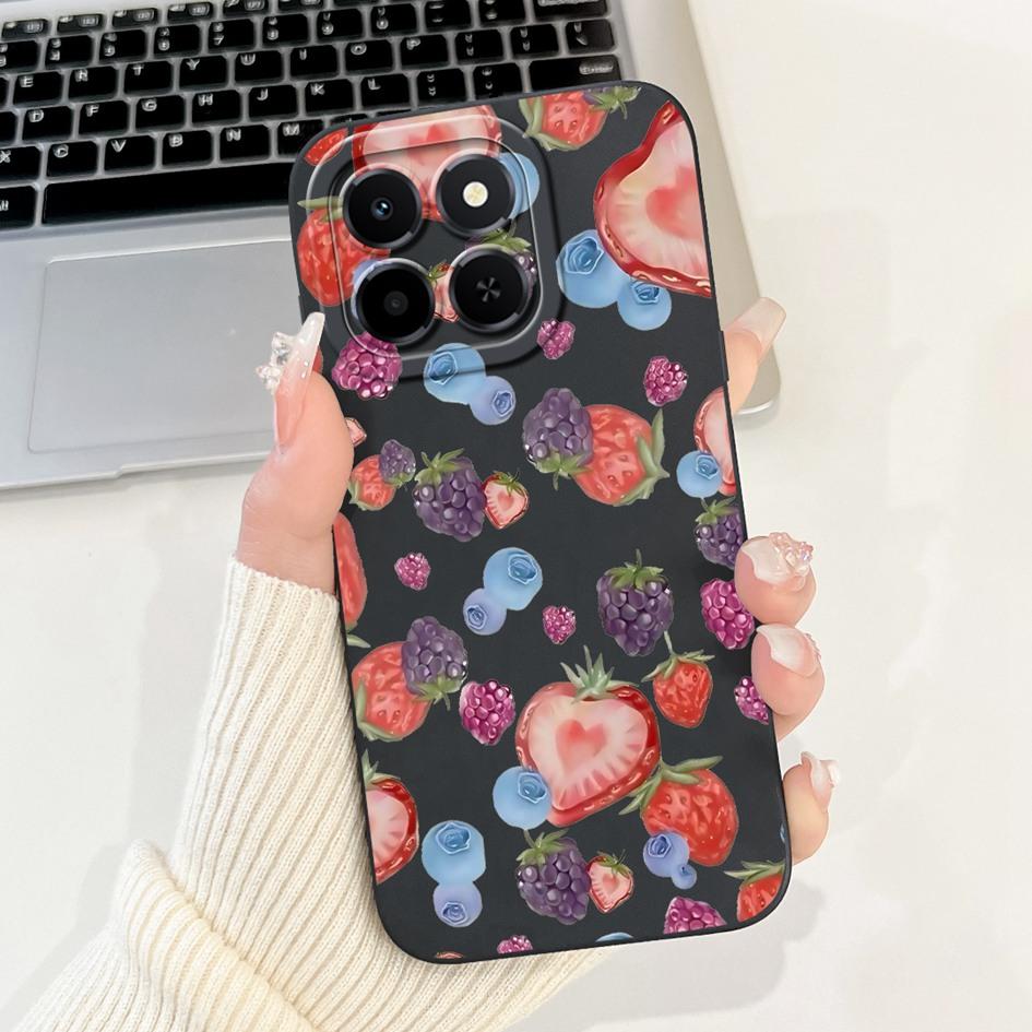 6.61" For Honor X6c 2025 Case Cute Panda Rabbit Soft Liquid Silicone Shockproof TPU Back Cover For HonroX6c Play 9C NIC-LX1 Para