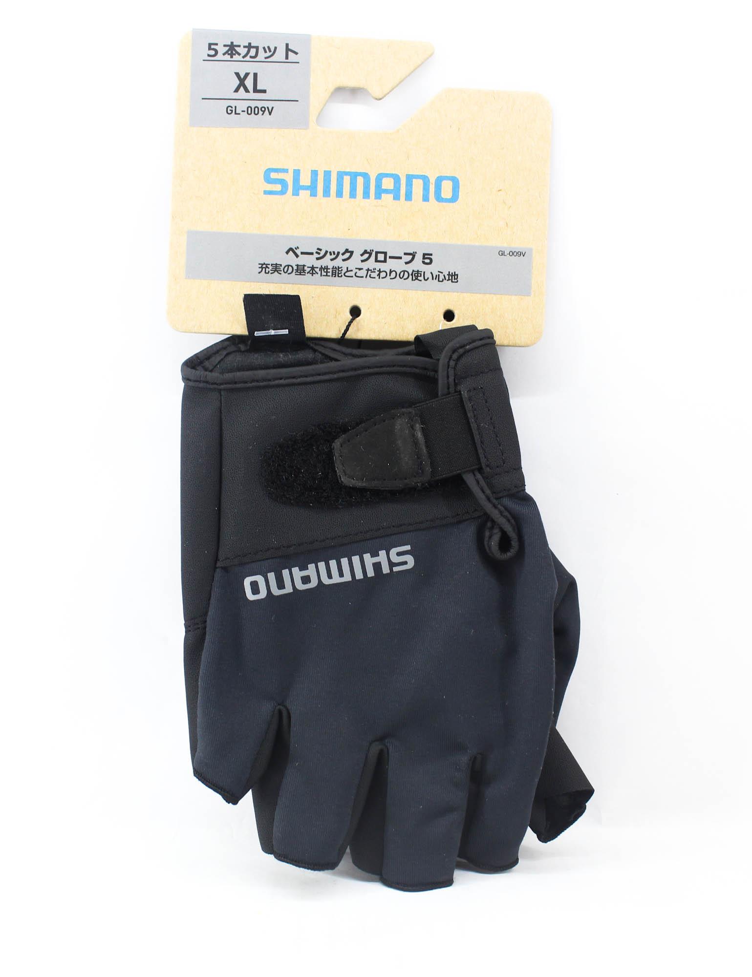 

Перчатки Shimano GL-009V без пальцев, размер XL, черные (2633)