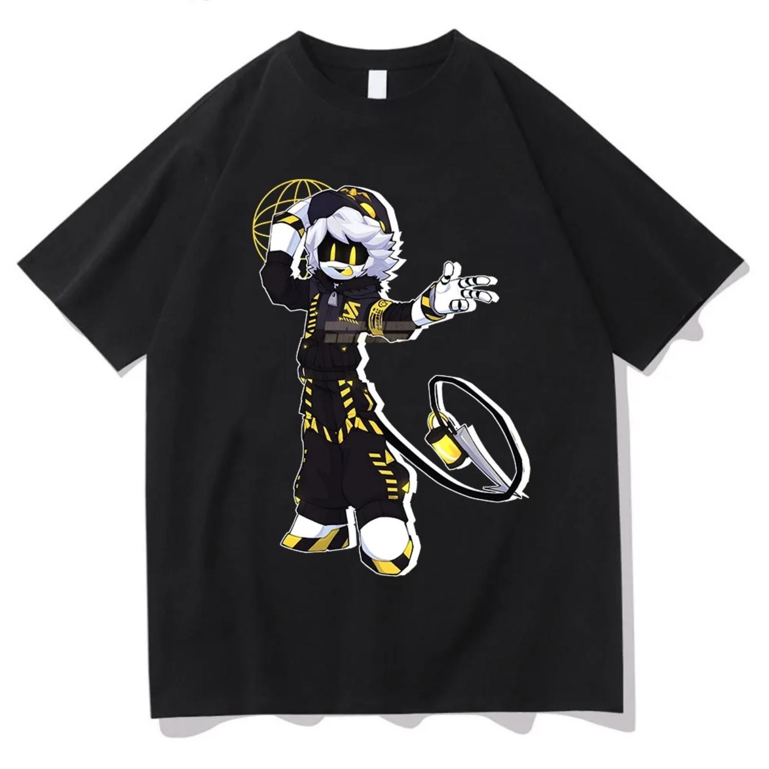 

Summer Anime Murder Drones T-Shirts Print Streetwear Fashion Oversized Short Sleeve T Shirt Cotton Tees Tops Clothing S чёрный