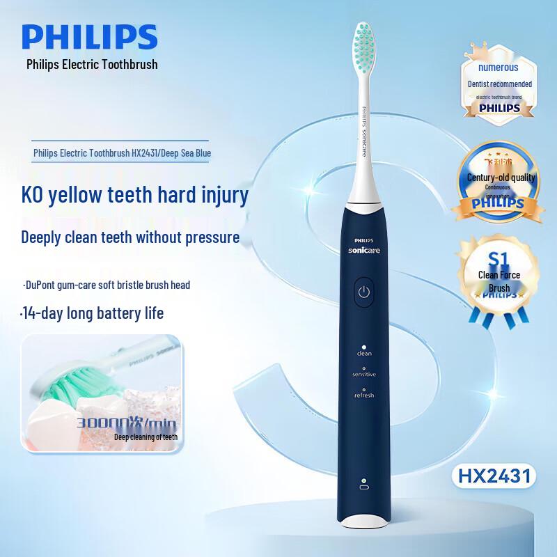 Philips HX2431 Sonic Electric Toothbrush