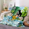 1pc Garden Bugs Bees Flannel Blanket,Ultra Soft Warm Plush Throw for Home Bedroom Bed Sofa Cover Camping Picnic Gift Y7246