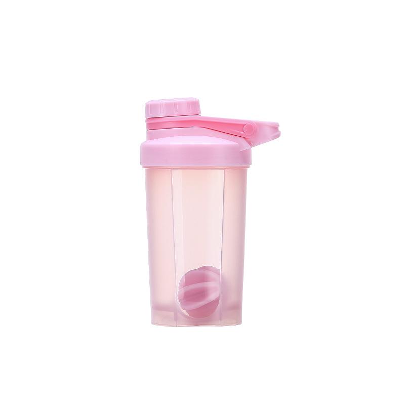 Portable Shaker Bottle for Men & Women - Fitness Protein Powder Water Cup with Scale