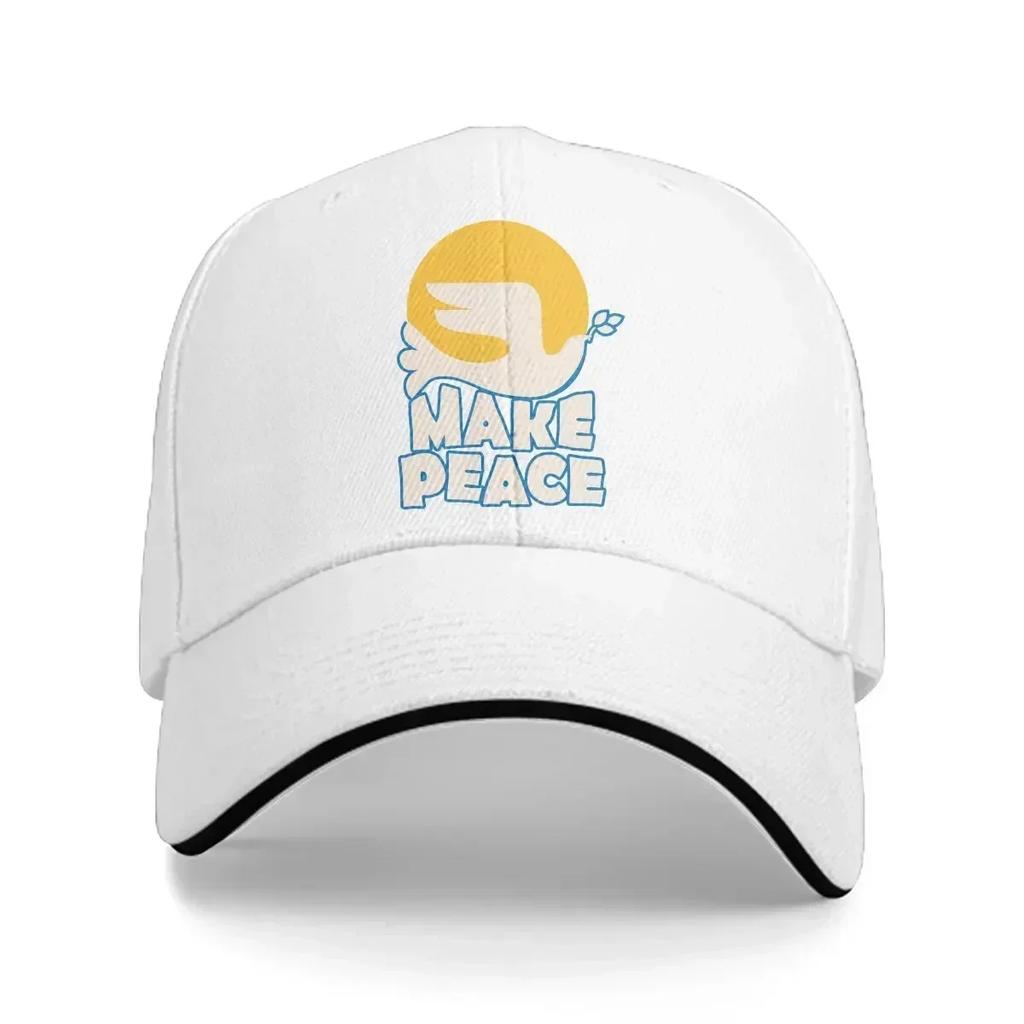 Typography Baseball Cap Unisex Hats Visor Protection Snapback Peace Dove Gifts Caps