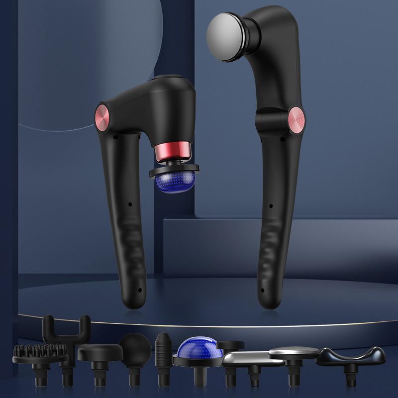 Складной многоскоростной массажный пистолет для горячего и холодного массажа для расслабления мышц English Color Box