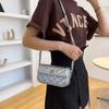 IELGY Diamond Chain Small Square Bag Niche Texture All-Match One-Shoulder Messenger Bag